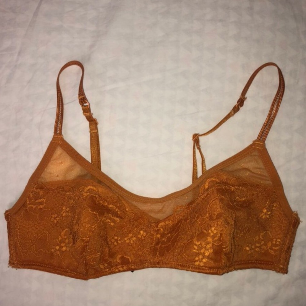 burnt yellow bralette